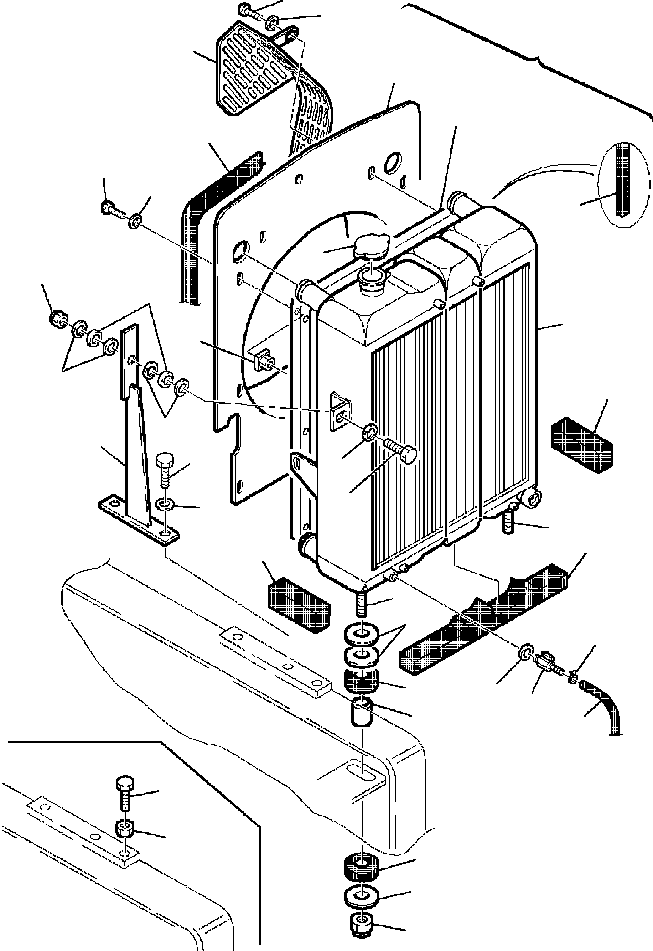 WB1402N RXB06700 IG. C1200-01A0 RADIATOR