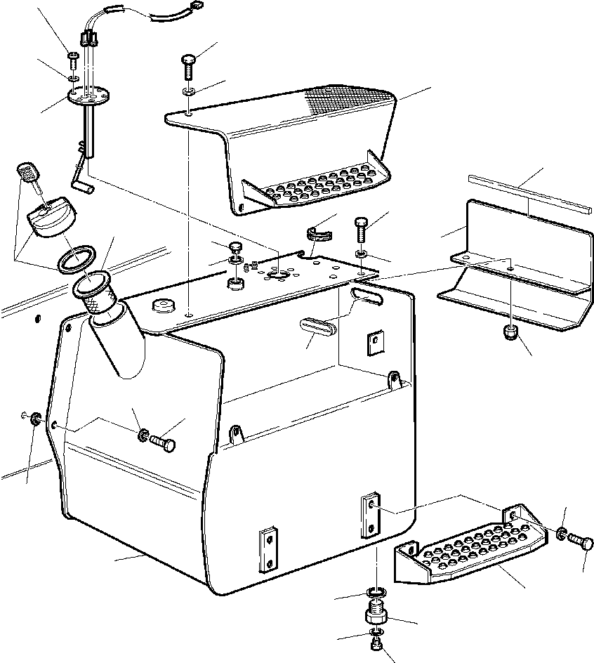 WB1402N RXB05770 IG. D1300-01A0 FUEL TANK