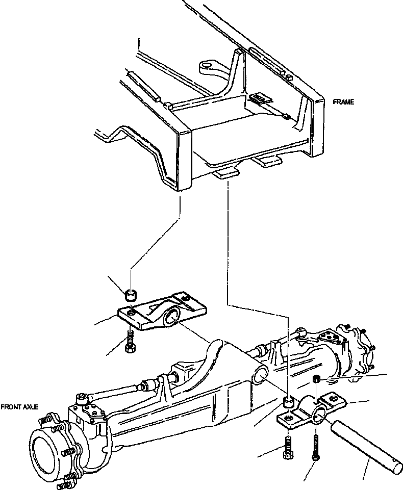 Part |$2. FRONT AXLE MOUNTING - 2WD [F3205-01A0]