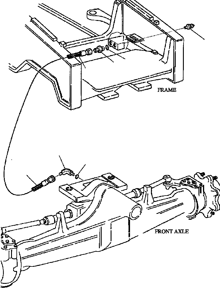 Part |$3. AXLE LUBRICATING PIPING [F3210-01A0]