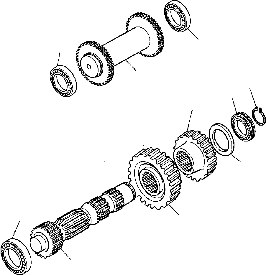 Part |$8. TRANSMISSION (4WD) - PRIMARY AND REVERSE SHAFT AND GEAR [F3240-01A0]