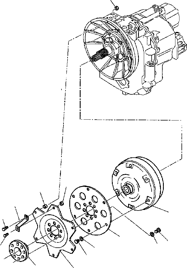 WB1402N RXB01291 IG. F3280-01A0 TRANSMISSION (4WD) - TORQUE CONVERTER