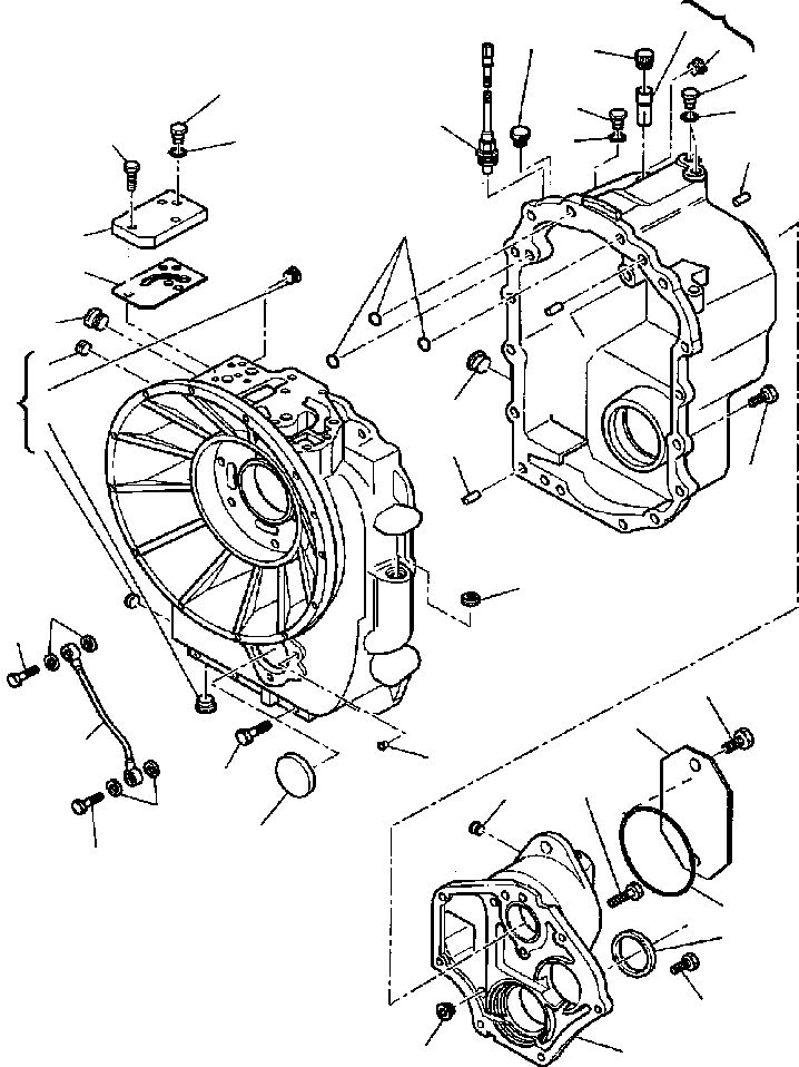 Part |$18. TRANSMISSION (2WD) - FRONT AND REAR HOUSING [F3300-01A0]