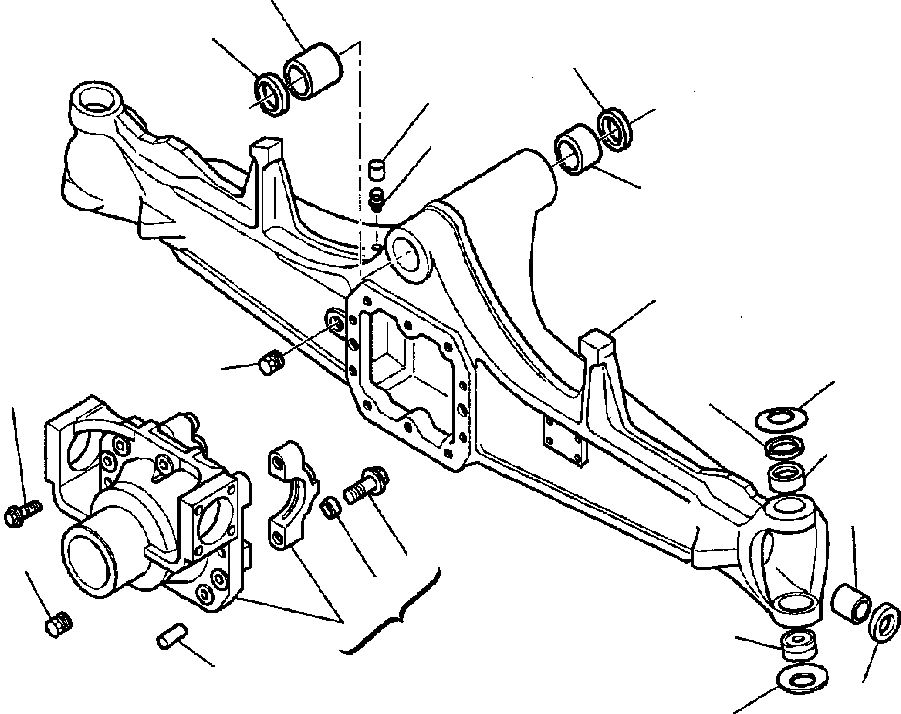 Part |$26. FRONT AXLE (4WD) - HOUSING [F3400-01A0]