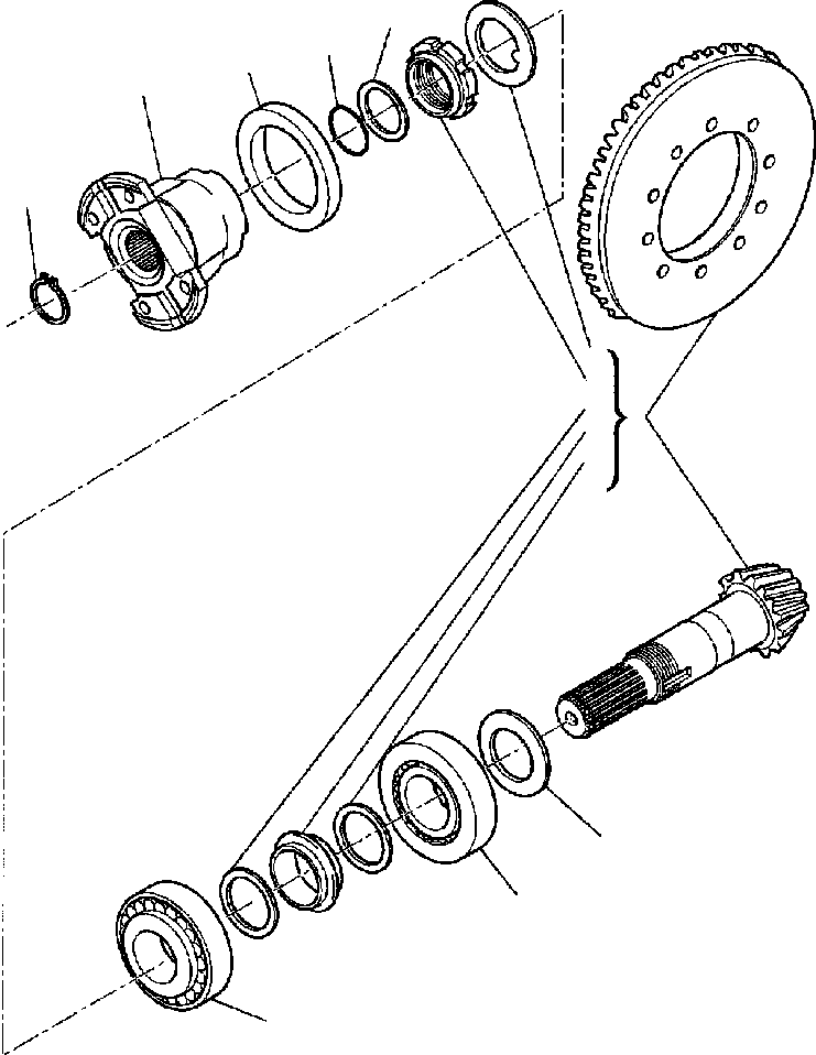 Part |$36. REAR AXLE - BEVEL GEAR & PINION [F3455-01A0]