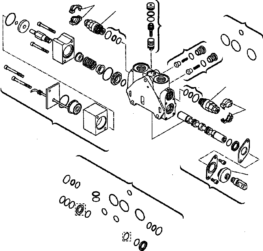 Part |$12. SHOVEL CONTROL VALVE - SHOVEL DUMP SECTION [H6215-01A0]