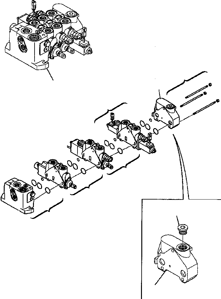 Part |$13. SHOVEL CONTROL VALVE  - FOR BUCKET 4 IN1 [H6260-01A0]