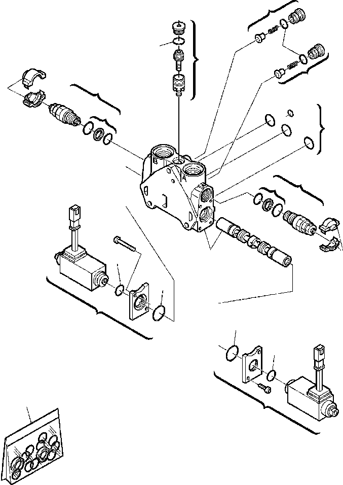 Part |$17. SHOVEL CONTROL VALVE (FOR BUCKET 4 IN 1) [H6280-01A0]