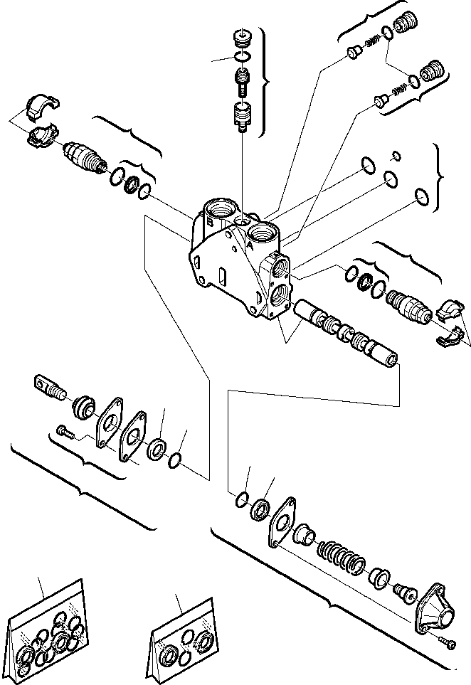 Part |$24. BACKHOE CONTROL VALVE - BOOM CONTROL [H6320-01A0]