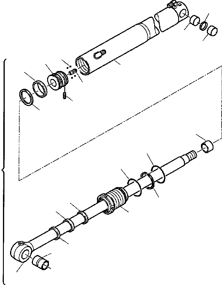 Part |$62. HORIZONTAL OUTRIGGER CYLINDER (L.H.) [H6795-01A0]