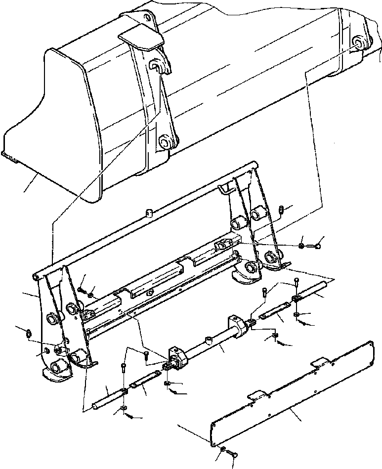 Part |$82. BUCKET - QUICK HYDRAULIC COUPLING [H7040-01A0]