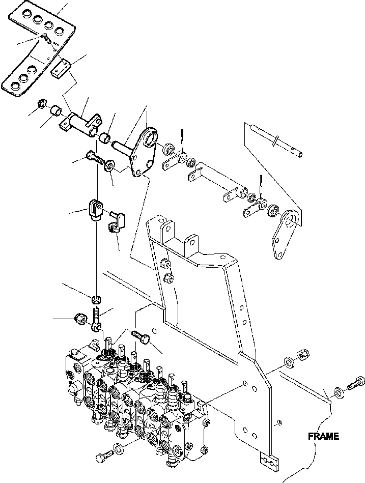 Part |$11. BACKHOE CONTROL PEDAL - KOMATSU LAYOUT - LEFT SIDE [K4510-01A0]