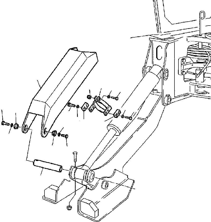 Part |$4. HORIZONTAL OUTRIGGER CYLINDER PROTECTION [M7440-01A0]