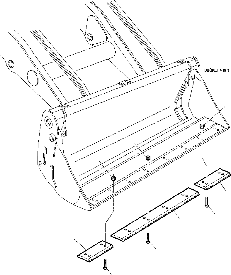 Part |$12. BLADE FOR BUCKET - 4 IN 1 [T7215-01A0]