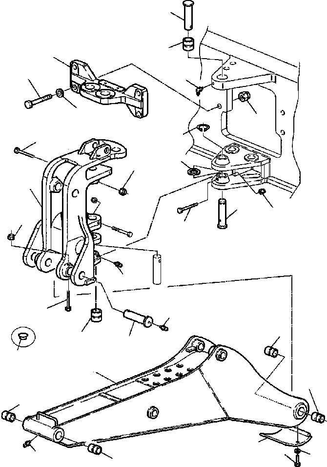 WB1402N RXB06490 IG. T7220-01A0 BRACKET AND BOOM