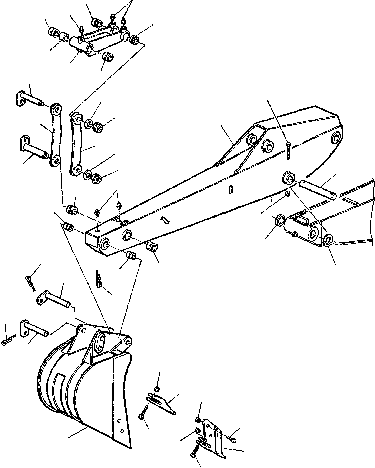 WB1402N RXB00772 IG. T7300-01A0 BACKHOE AND BUCKET