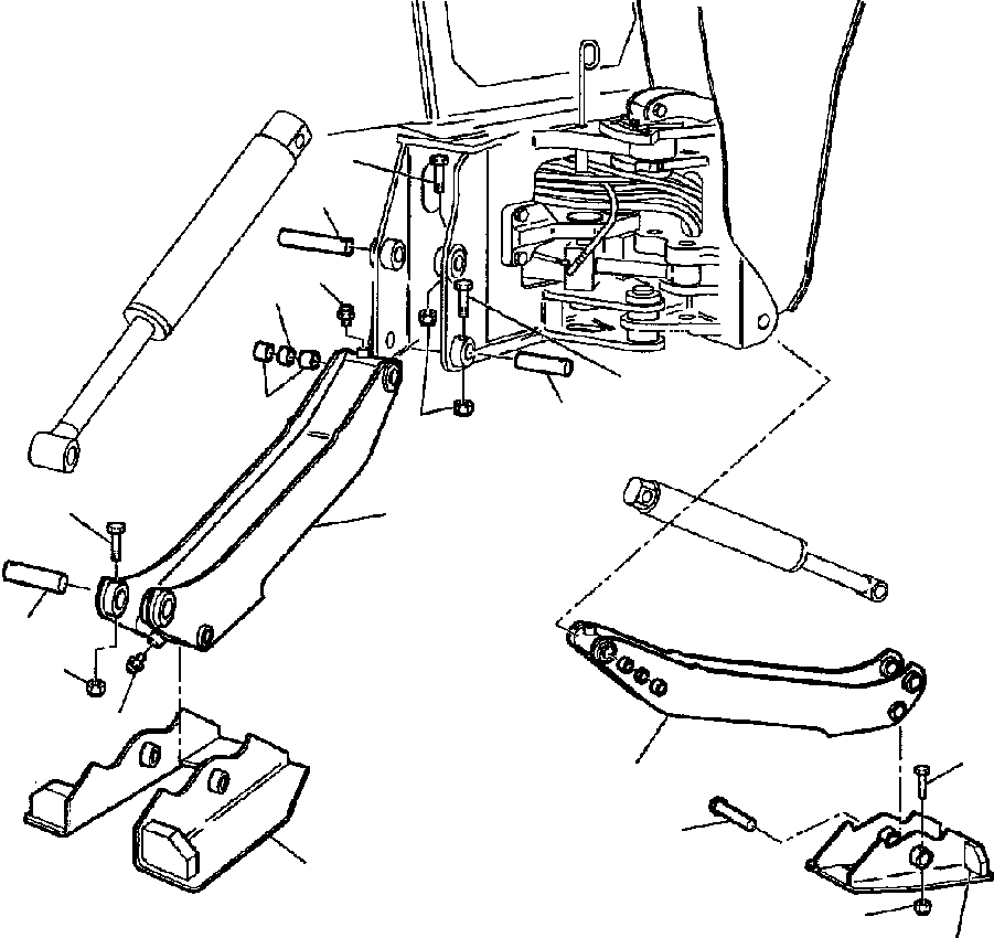 WB1402N RXB02340 IG. T7410-01A0 HORIZONTAL OUTRIGGER