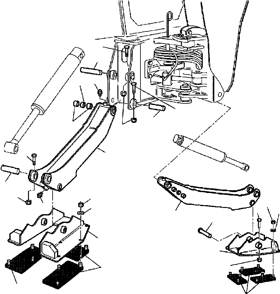 Part |$18. HORIZONTAL OUTRIGGER - PEGGED PADS [T7420-01A0]