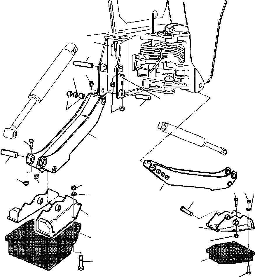 Part |$19. HORIZONTAL OUTRIGGER - BOLT ON PAD [T7430-01A0]