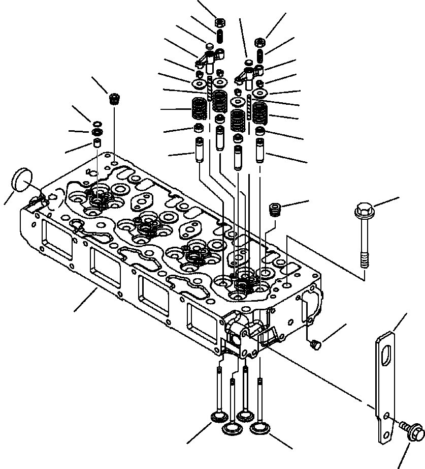 Part |$12. TIER  II ENGINE CYLINDER HEAD AND VALVE TRAIN - S/N  A20814- [A0103-01A1]