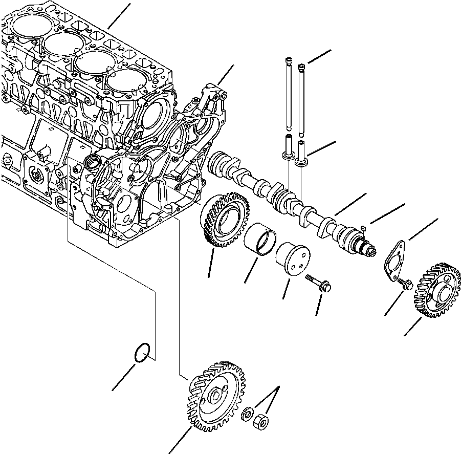 Part |$36. TIER  I ENGINE CAMSHAFT AND DRIVE GEAR - S/N  A20637-A20813 [A0113-01A0]