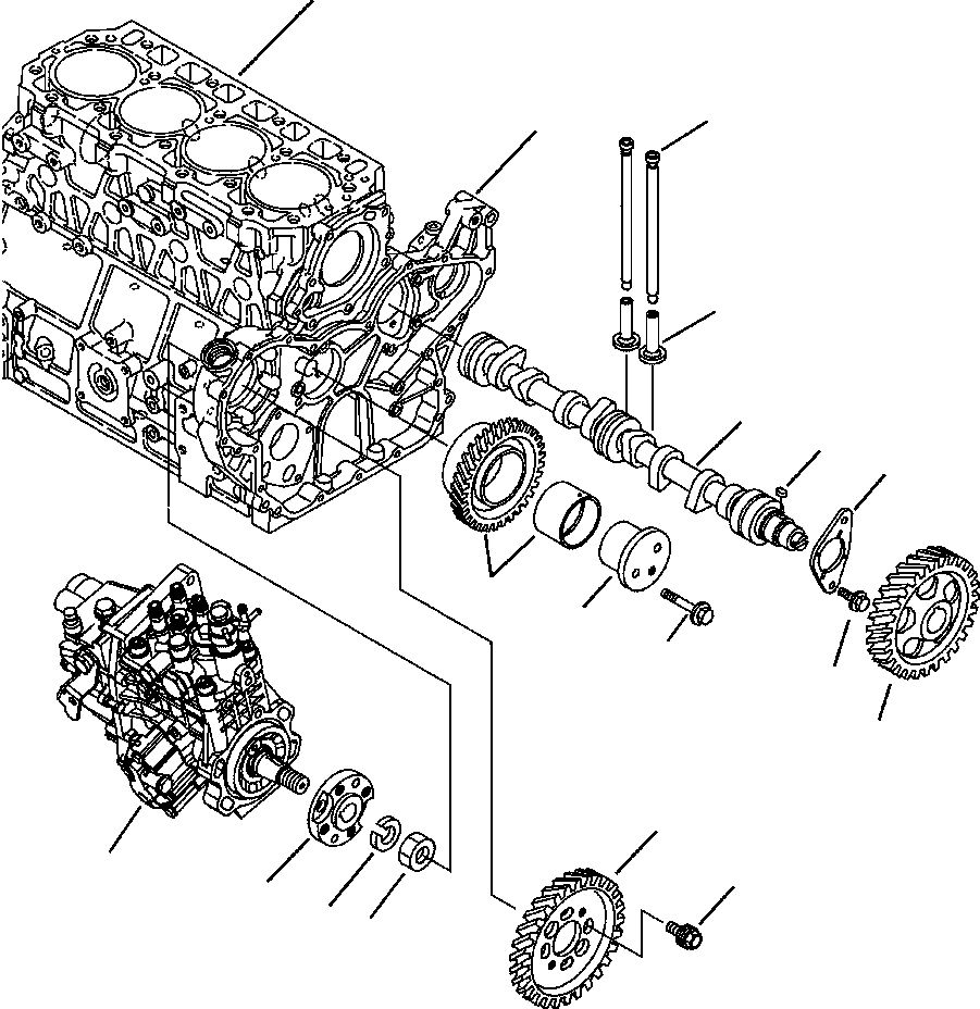 Part |$38. TIER  II ENGINE CAMSHAFT AND DRIVE GEAR - S/N  A20814- [A0113-01A1]