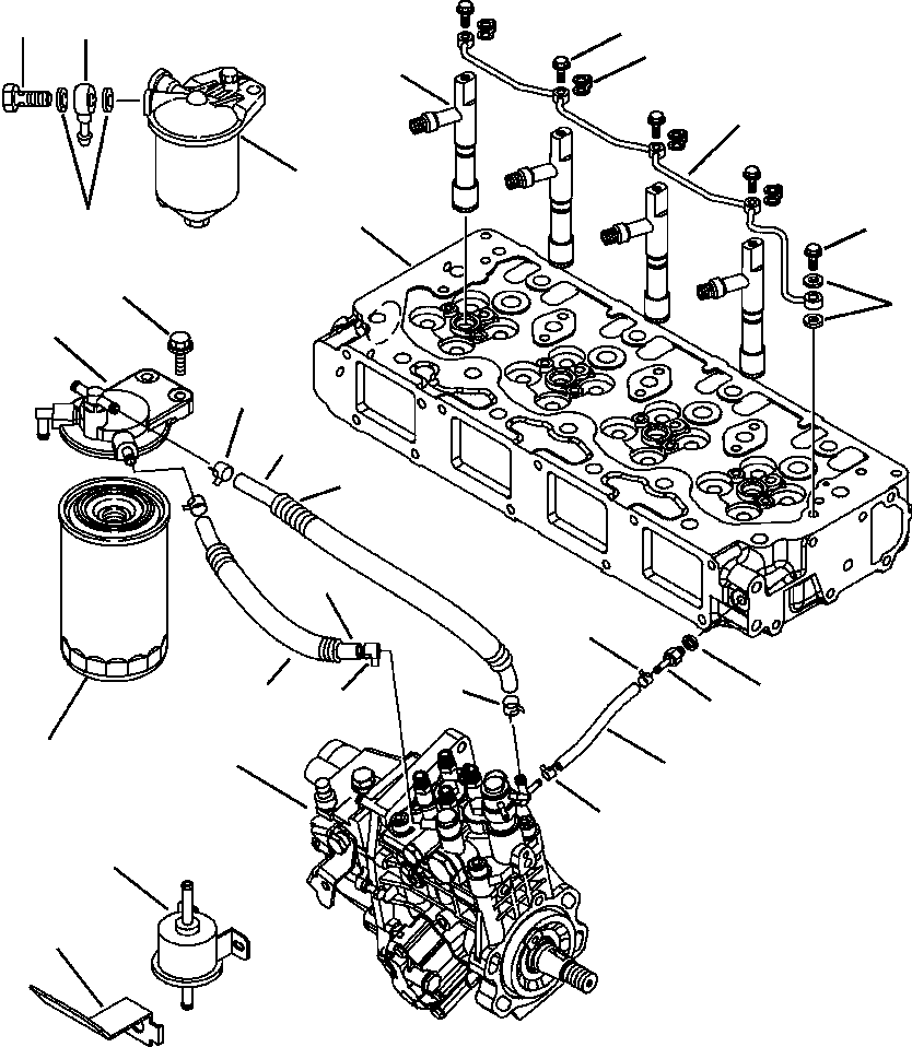 Part |$56. TIER  II ENGINE FUEL LINES - S/N  A20814- [A0130-01A1]