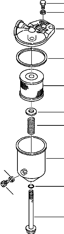 Part |$58. TIER  I OR  II ENGINE FUEL WATER SEPARATOR - S/N  A20637- [A0130-01A2]