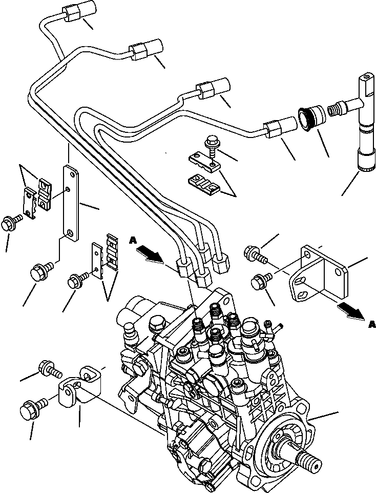 Part |$62. TIER  II ENGINE FUEL PIPING - S/N  A20814- [A0131-01A1]