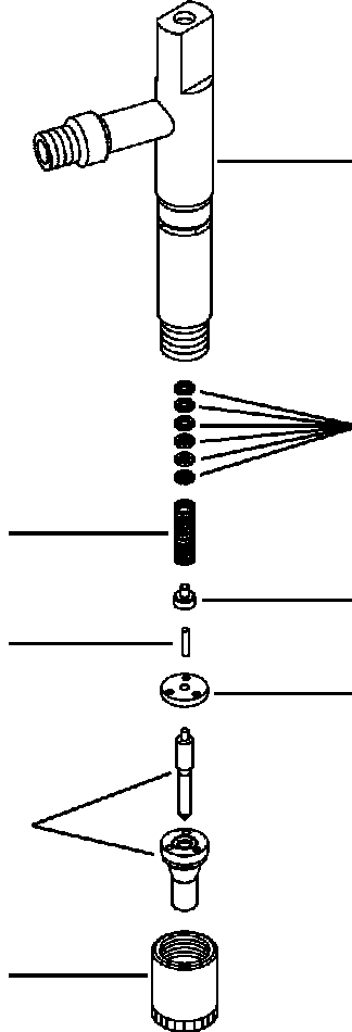 Part |$66. TIER  II ENGINE FUEL INJECTOR - S/N  A20814- [A0132-01A1]