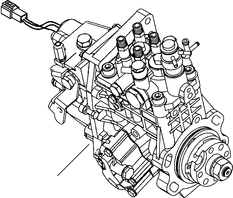 Part |$74. TIER  II ENGINE FUEL INJECTION PUMP - S/N  A20814- [A0133-01A3]