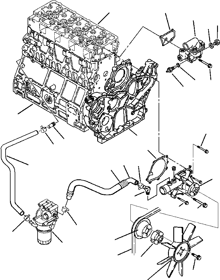 Part |$76. TIER  I ENGINE COOLING SYSTEM - S/N  A20637-A20813 [A0140-01A0]