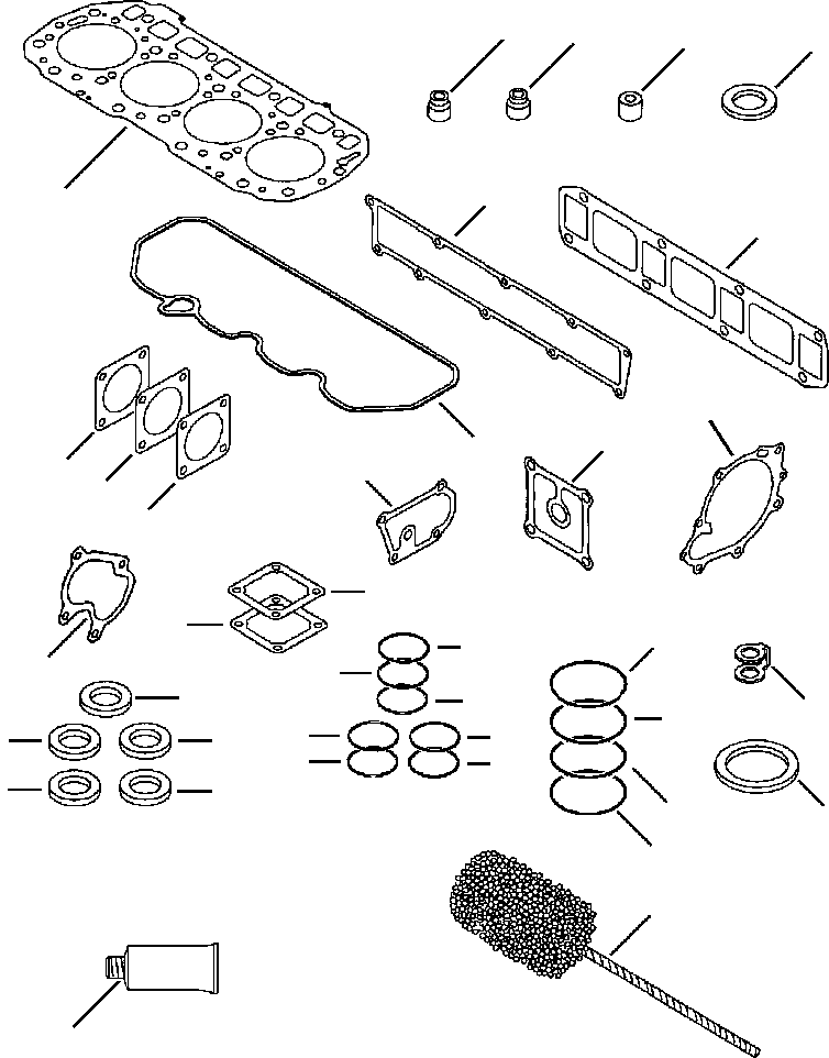 Part |$98. TIER  II ENGINE GASKET KIT - S/N  A20814- [A0160-01A1]