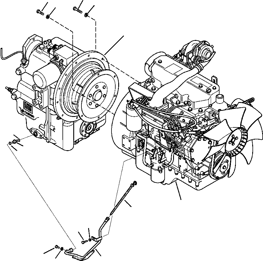 Part |$8. TIER  II ENGINE AND 4WD TRANSMISSION CONNECTIONS S/N  A20929- [B1010-02A2]