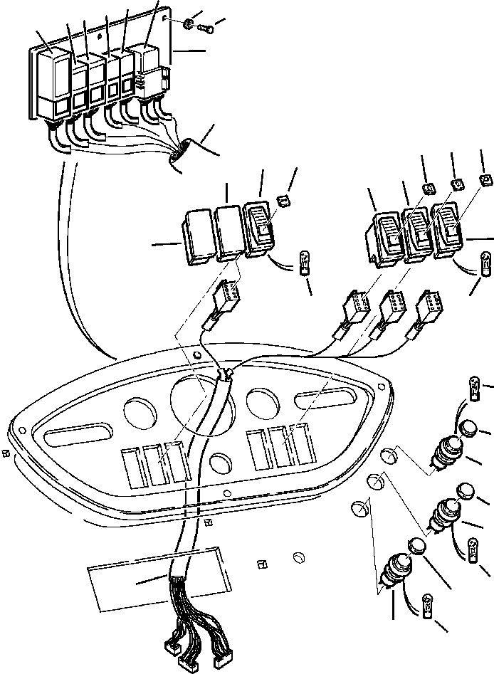 Part |$16. SIDE DASHBOARD SWITCHES AND RELAYS - S/N  A20814- [E1450-01A3]