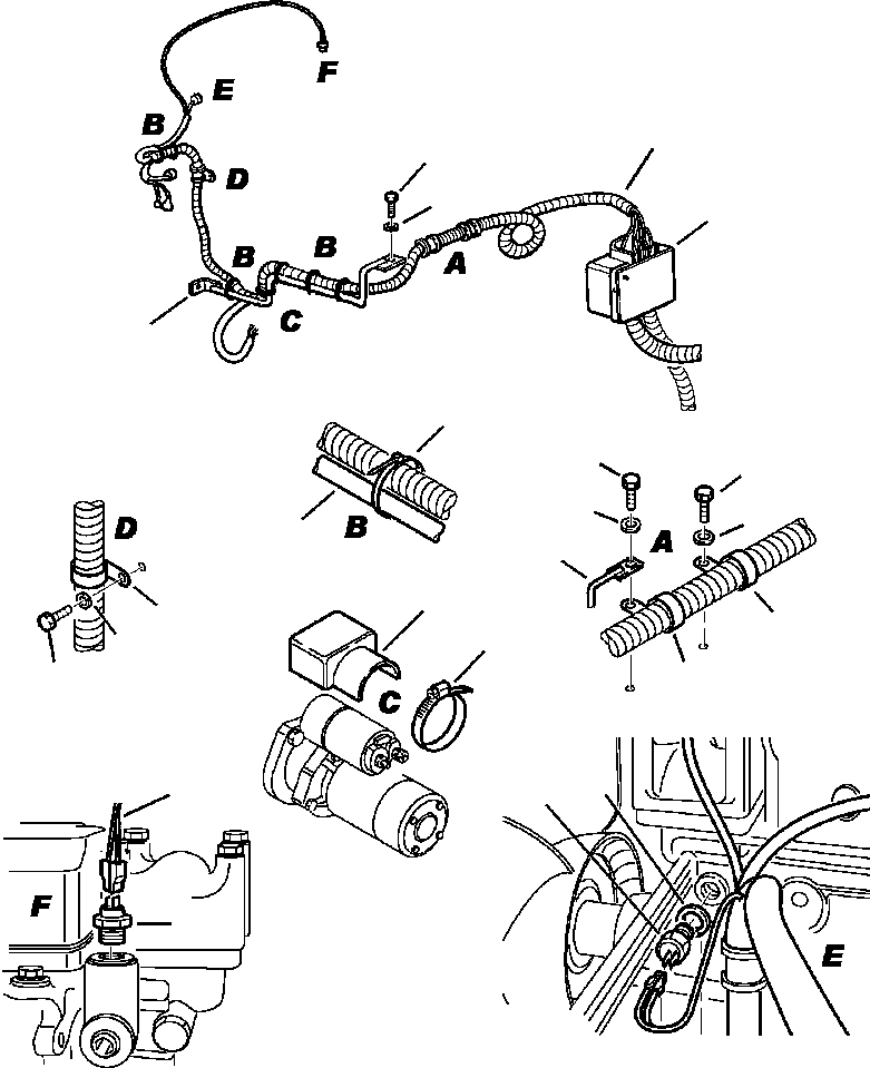 Part |$20. ELECTRICAL SYSTEM ENGINE WIRING - S/N  A20637-A20813 [E1500-01A0]