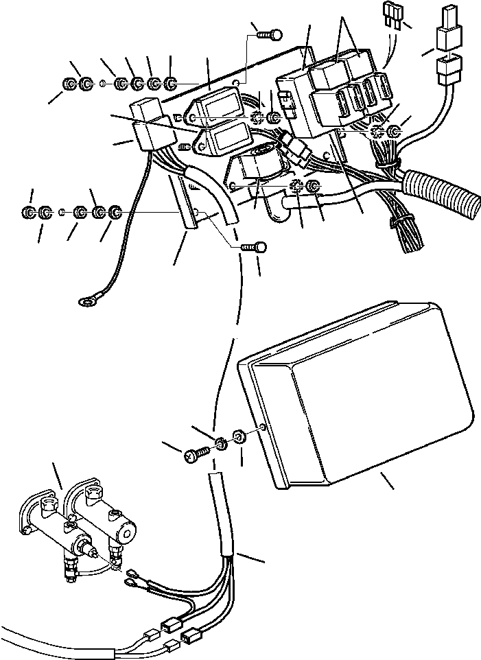 WB1402N1 WBE20000A00P NGINE HARNESS (SEE FIG. E1450-01A0)