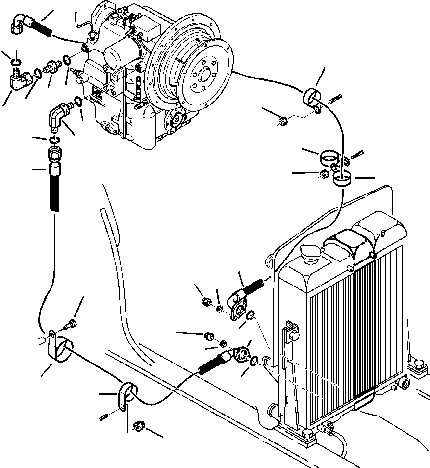 Part |$0. DRIVE TRAIN PIPING TRANSMISSION COOLING LINES - S/N  A20637- [F3000-01A0]