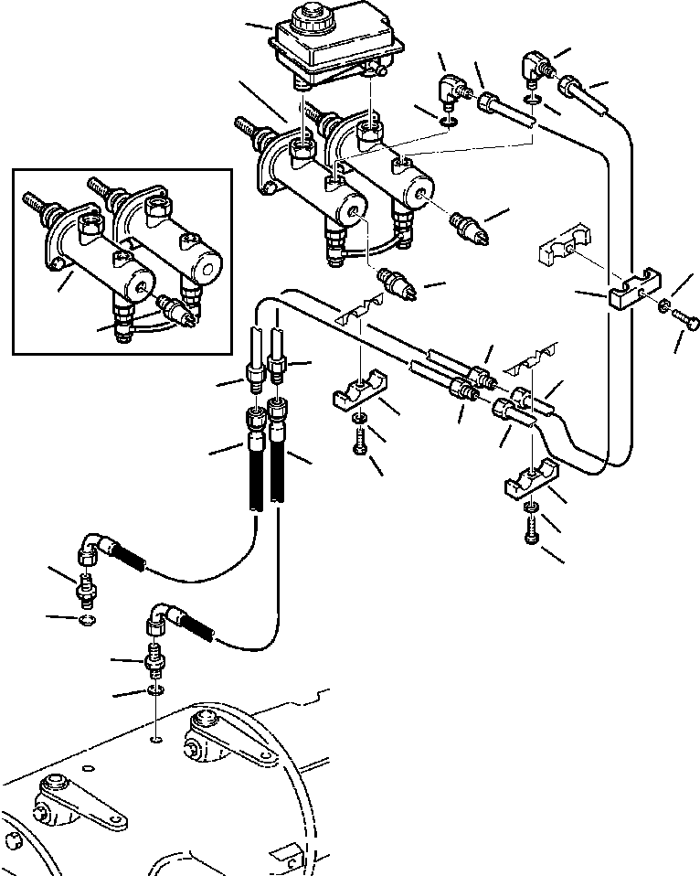 Part |$6. DRIVE TRAIN PIPING BRAKE LINES - S/N  A20637- [F3000-01A3]