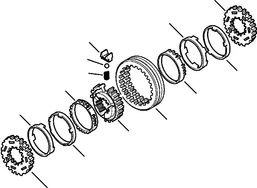 Part |$30. 4WD TRANSMISSION 1ST AND 2ND SYNCHRONIZER - S/N  A20637-A20928 [F3300-01A6]