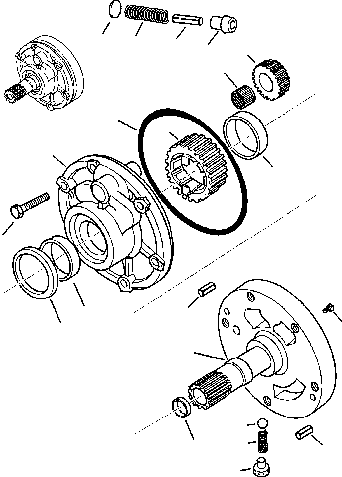 Part |$120. 2WD TRANSMISSION GEAR PUMP - S/N  A20956- [F3350-02B3]