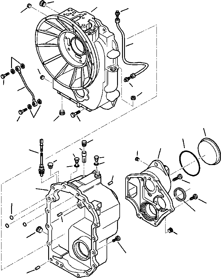 Part |$50. 4WD TRANSMISSION FRONT AND REAR HOUSINGS - S/N  A20929- [F3300-02A2]