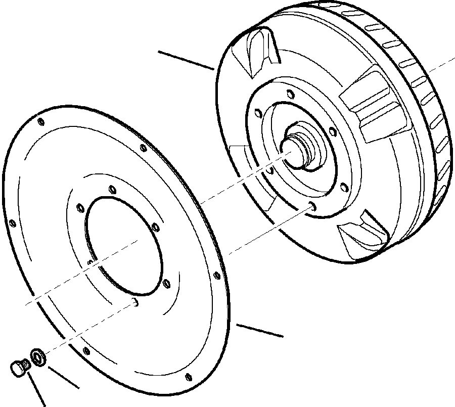 Part |$70. TRANSMISSION TORQUE CONVERTER - S/N  A20929- [F3300-02B2]