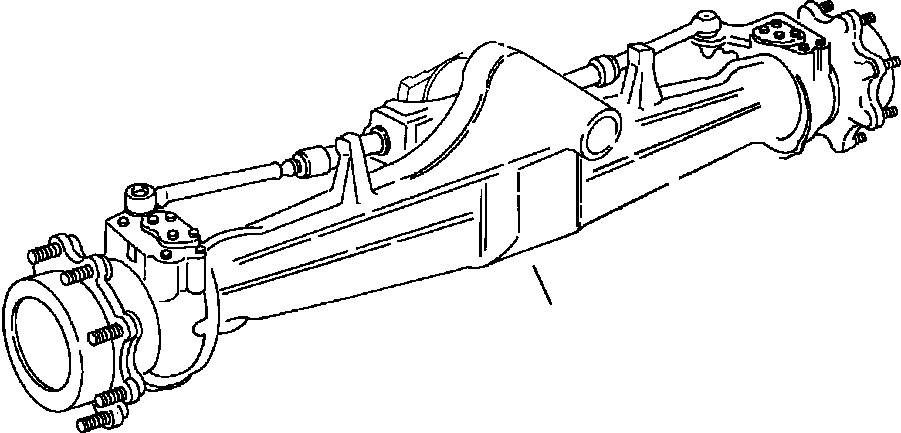 Part |$122. 4WD FRONT AXLE COMPLETE ASSEMBLY - S/N  A20637- [F3400-01A0]