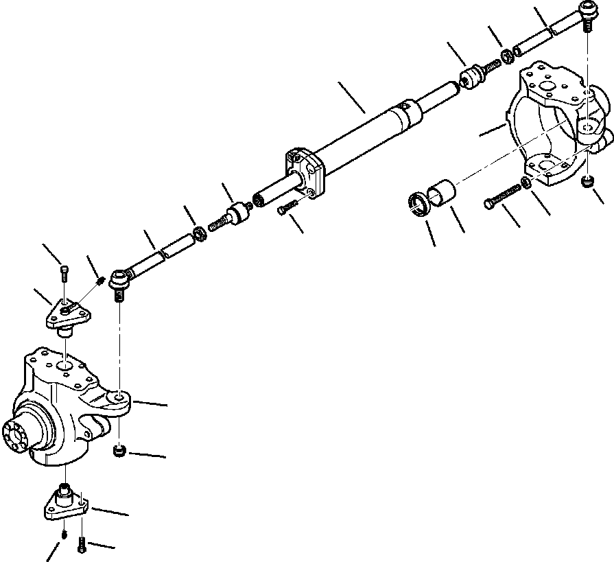 WB1402N1 WBF20000A00T WD FRONT AXLE (SEE FIG. F3400-01A0)