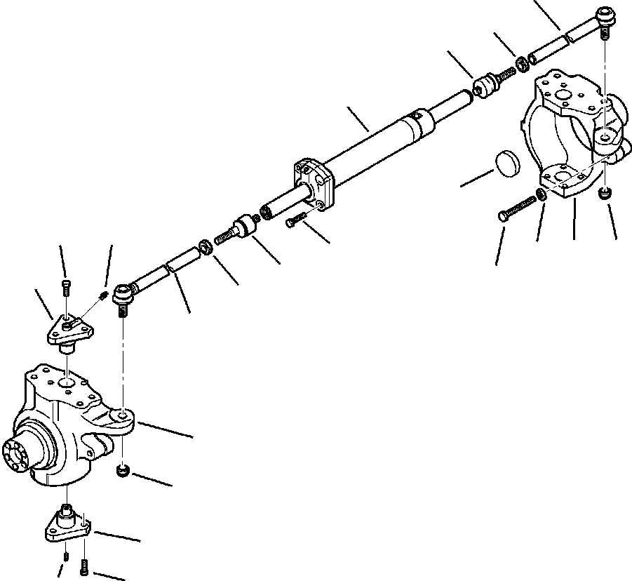 WB1402N1 WBF20000A02M WD FRONT AXLE (SEE FIG. F3450-01A0)