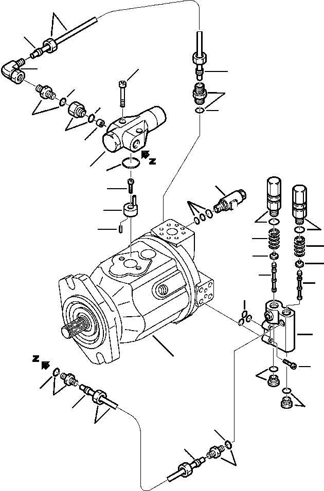 WB1402N1 WBH20000A04C ISTON PUMP (SEE FIG. H6120-01A0)