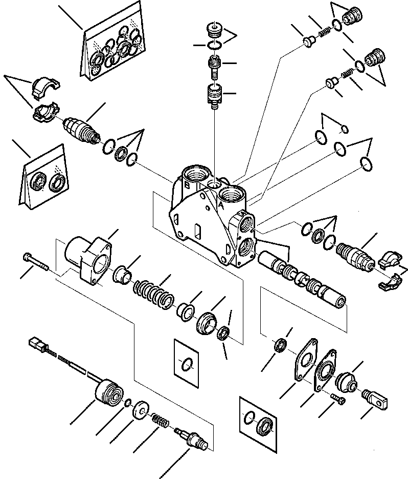 Part |$18. LOADER CONTROL VALVE BUCKET SECTION - GP BUCKET - S/N  A20637- [H6200-01A3]