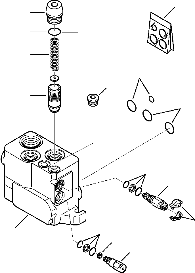 WB1402N1 WBH10019A SECTION VALVE (SEE FIG. H6304-P1A0)