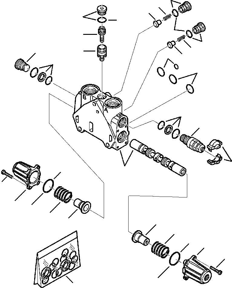 WB1402N1 WBH20000A05A SECTION VALVE (SEE FIG. H6304-P1A1)